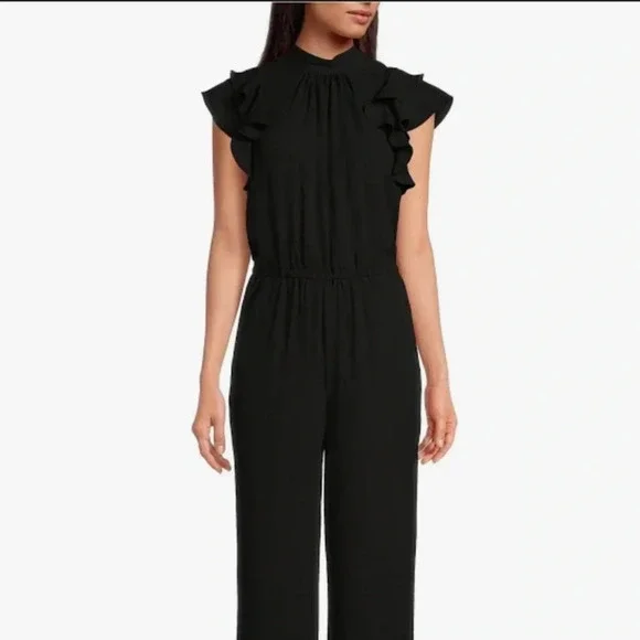 1.STATE Women's Flutter Sleeve Jumpsuit - Picture 10 of 11